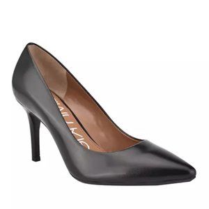 Calvin Klein Leather Gayle Pumps (Black)